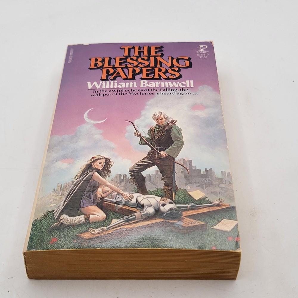 William Barnwell The Blessing Papers Paperback 1st Printing Sci-Fi 1980 Good